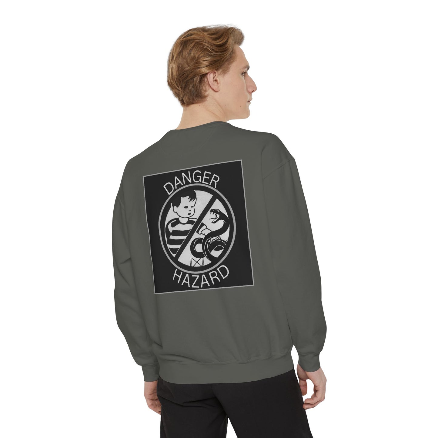 NXNSENSE Danger Hazard Unisex Garment-Dyed Sweatshirt