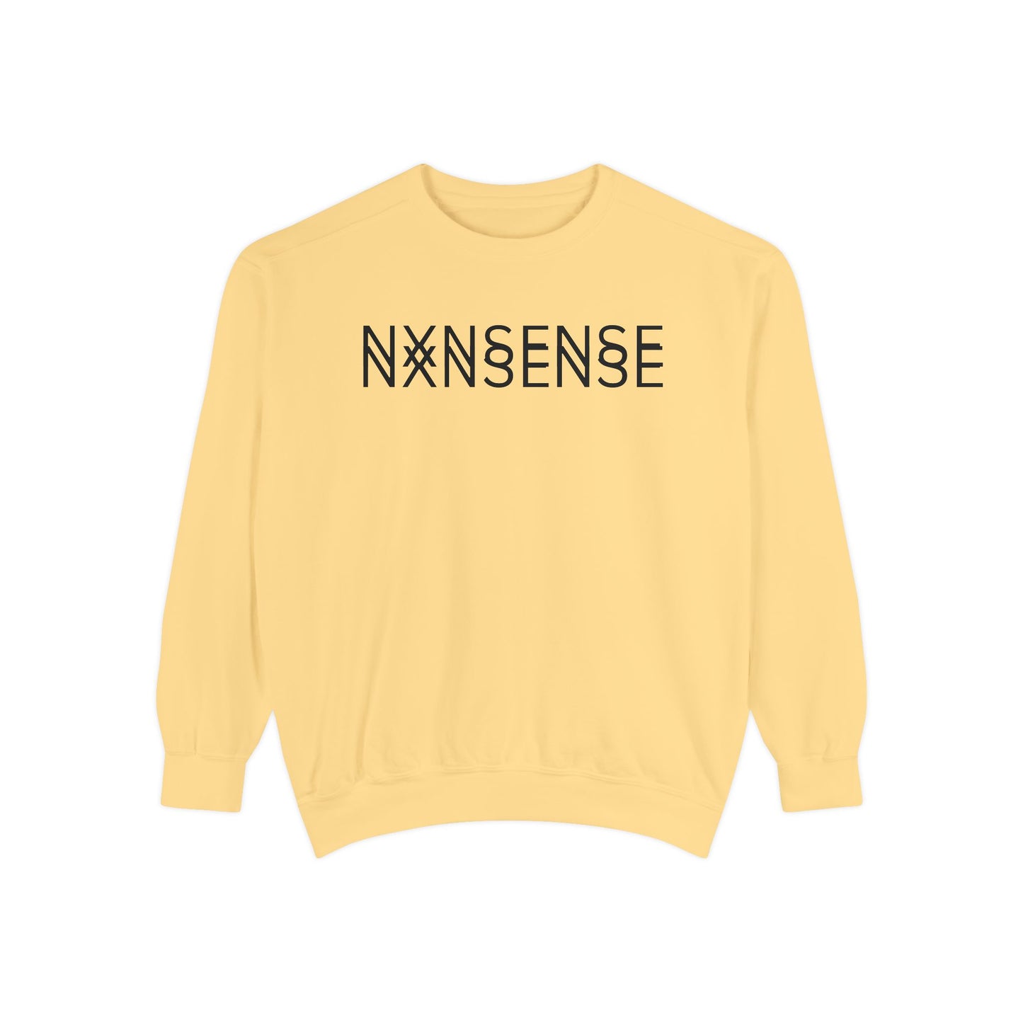 NXNSENSE double vision Sweatshirt- Minimalist design by Give Me Nxnsense