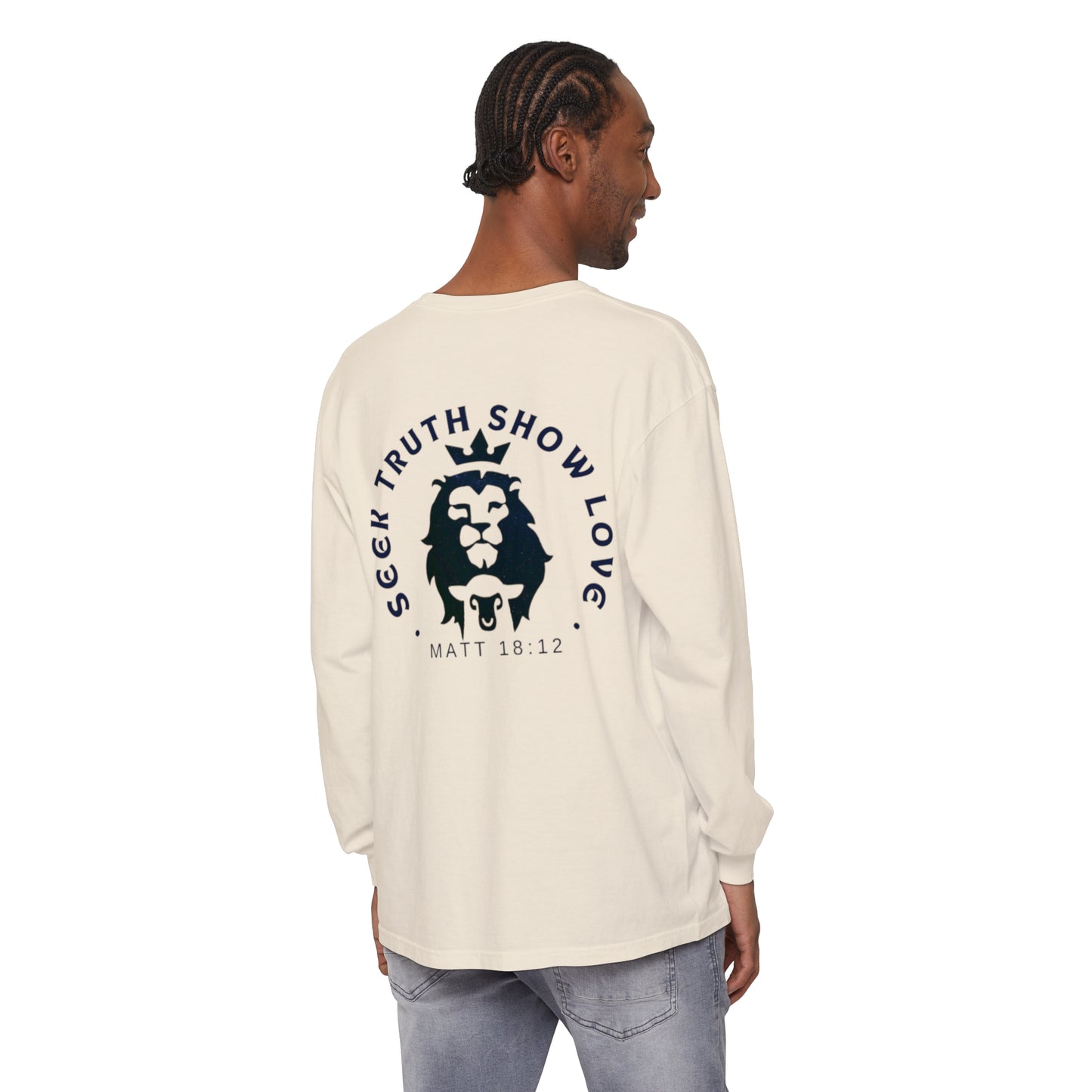 STSL MATT 18 Unisex Garment-dyed Long Sleeve T-Shirt