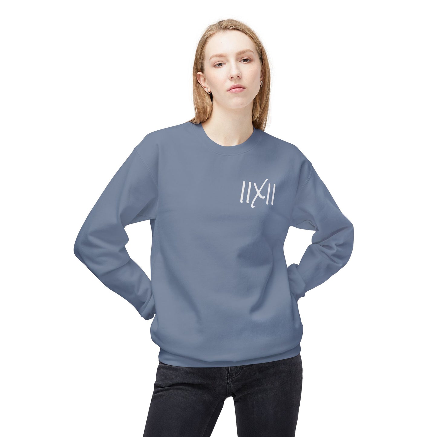 GIVE ME NXNSENSE “Mischief” Unisex Midweight Softstyle Fleece Crewneck Sweatshirt