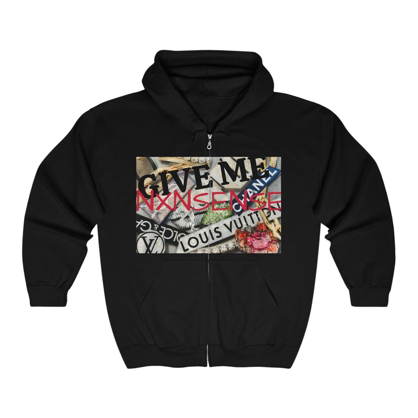 GIVE ME NXNSENSE Unisex Heavy Blend™ Full Zip Hooded Sweatshirt