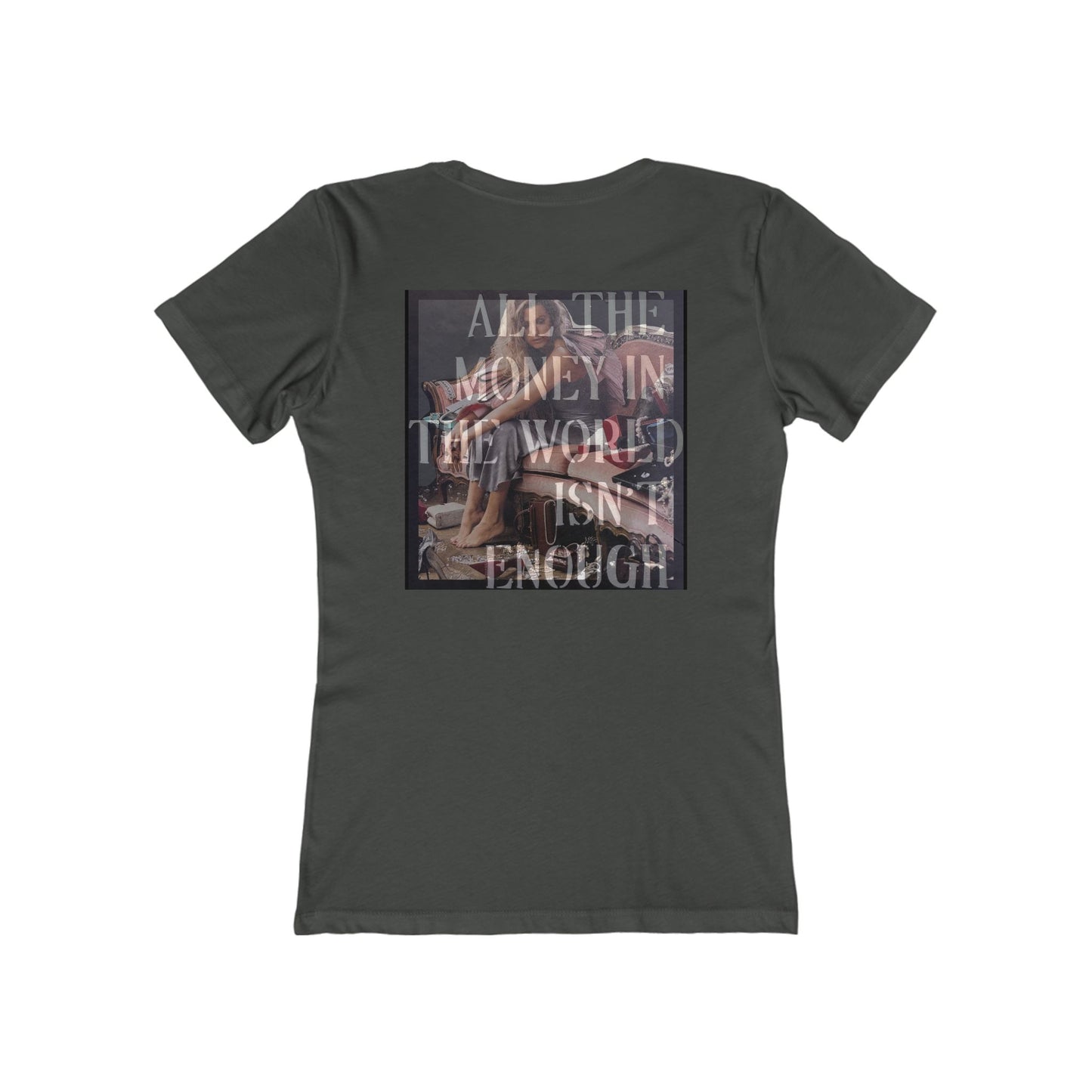 GIVE ME NXNSENSE “All The Money” The Boyfriend Tee for Women