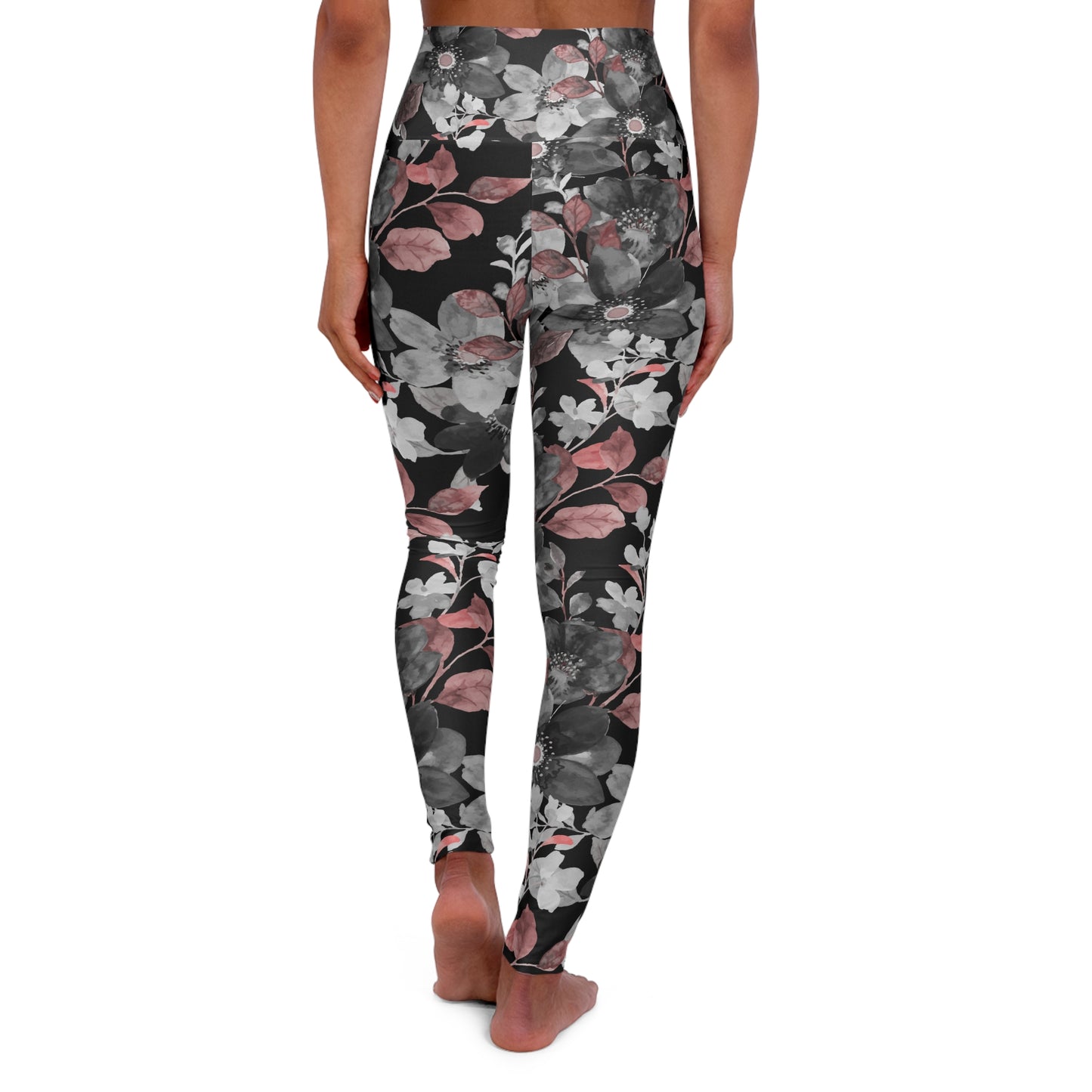 GIVE ME NXNSENSE “Save The Flowers” High Waisted Yoga Leggings (AOP)