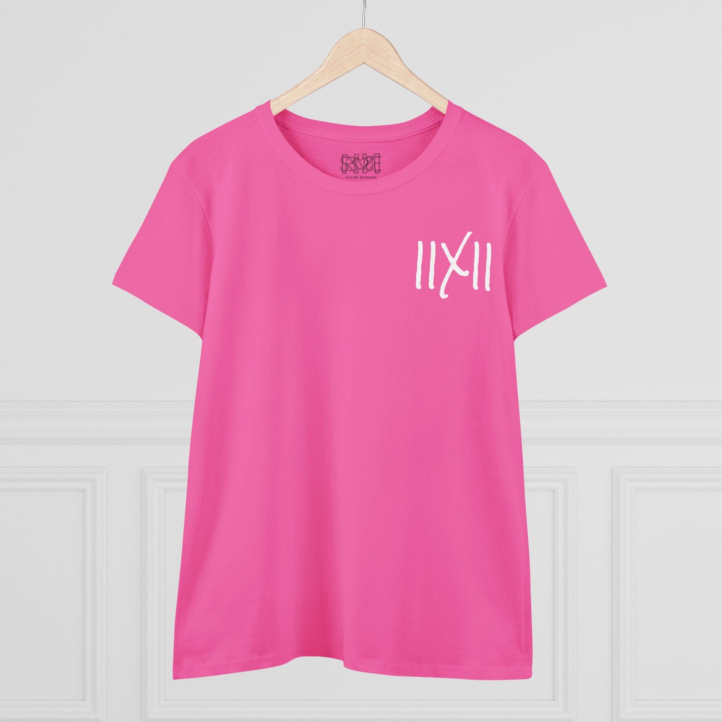 GIVE ME NXNSENSE “Fix Me” Women's Midweight Cotton Tee