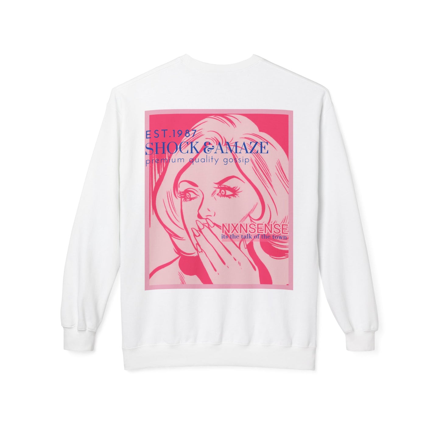 Give Me Nxnsense 'Gossip' - Unisex Softstyle Fleece Crewneck Sweatshirt