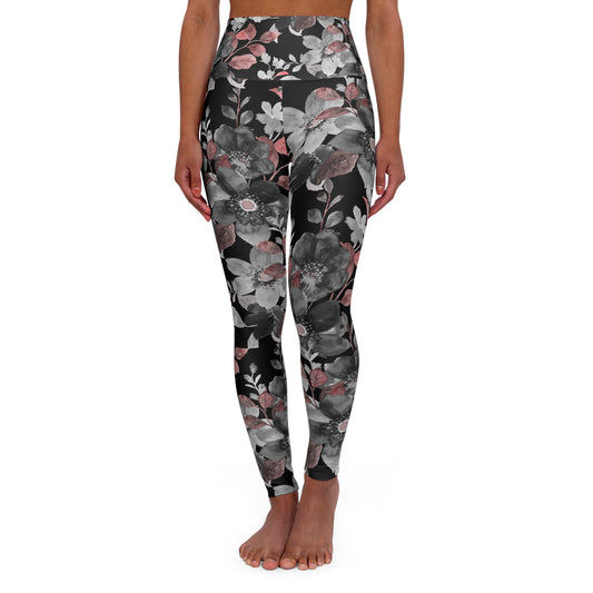 GIVE ME NXNSENSE “Save The Flowers” High Waisted Yoga Leggings (AOP)