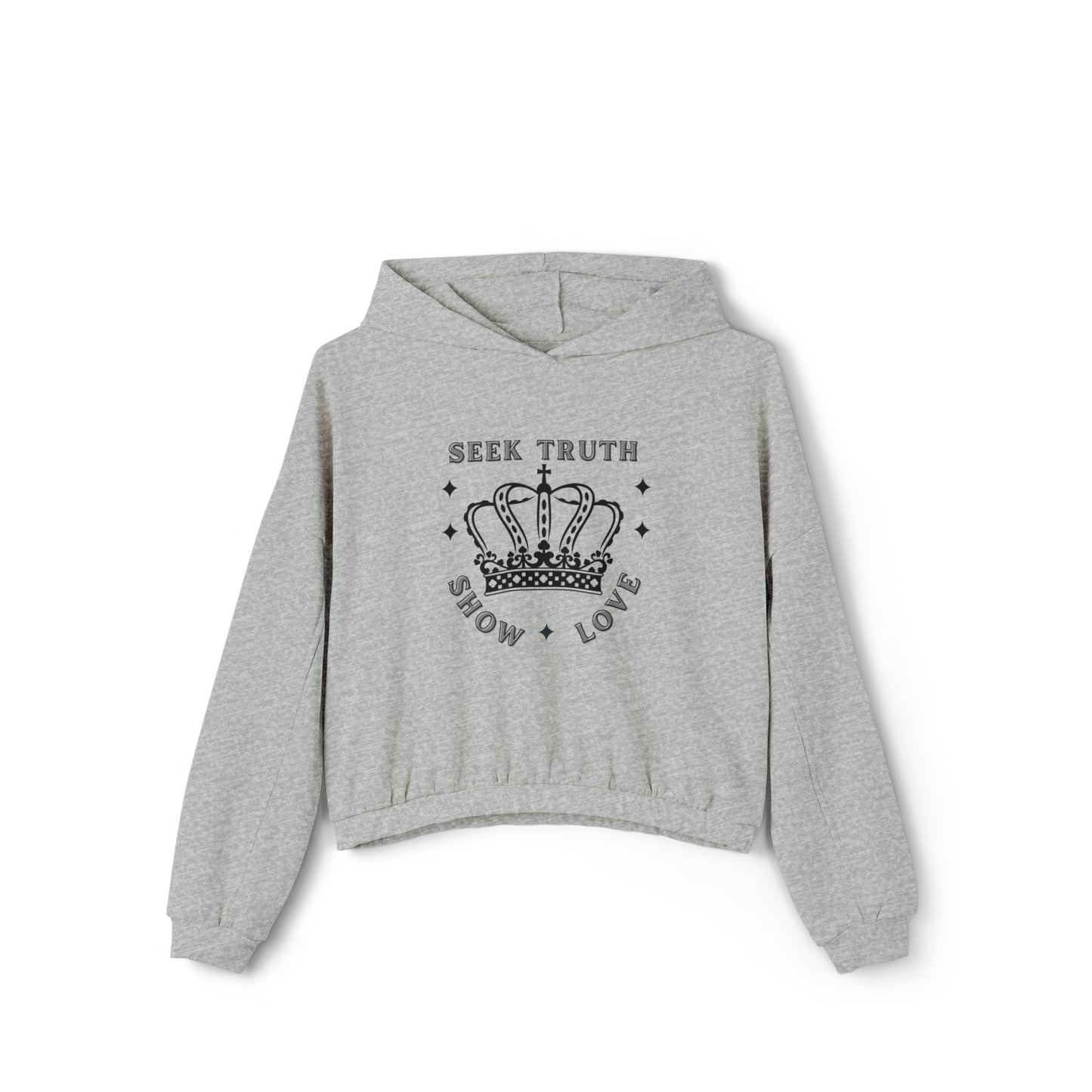 Seek Royal Truth Women's Cinched Bottom Hoodie