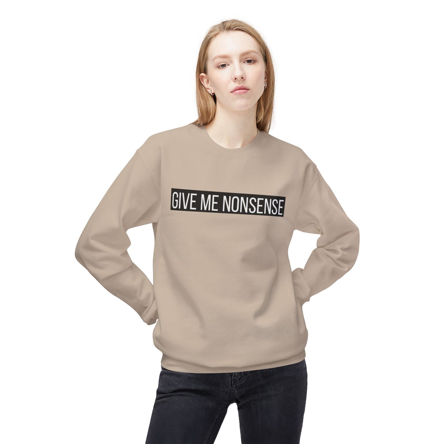 nonsense original Unisex Midweight Softstyle Fleece Crewneck Sweatshirt