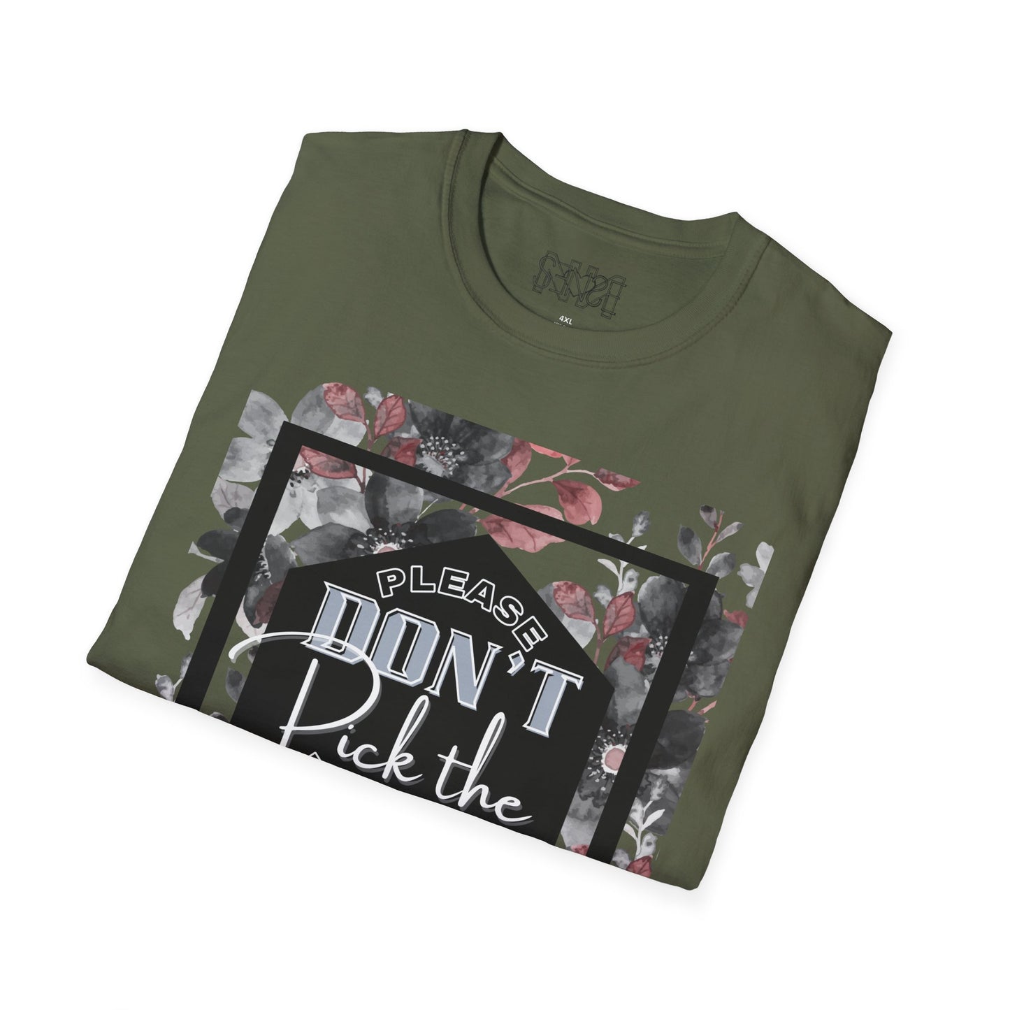 GIVE ME NXNSENSE “Save the flowers” Unisex Softstyle T-Shirt