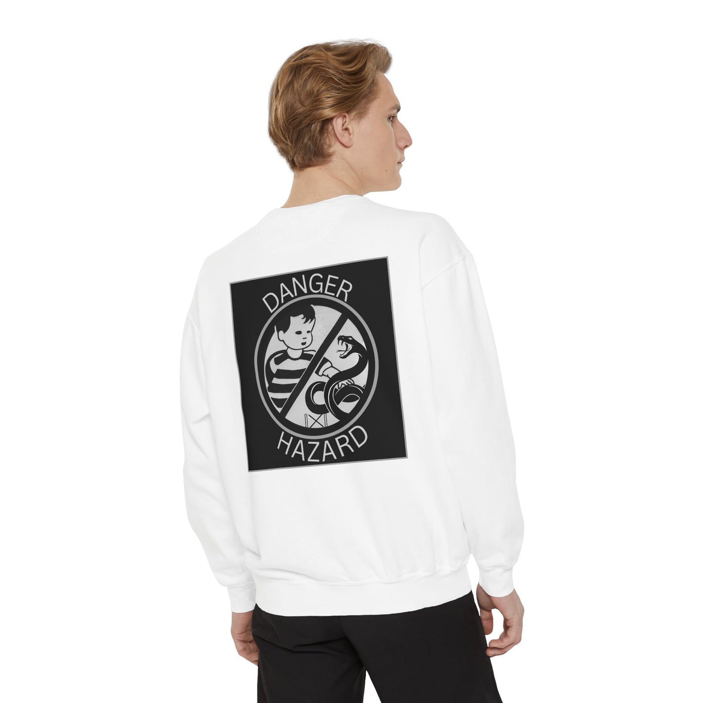 NXNSENSE Danger Hazard Unisex Garment-Dyed Sweatshirt