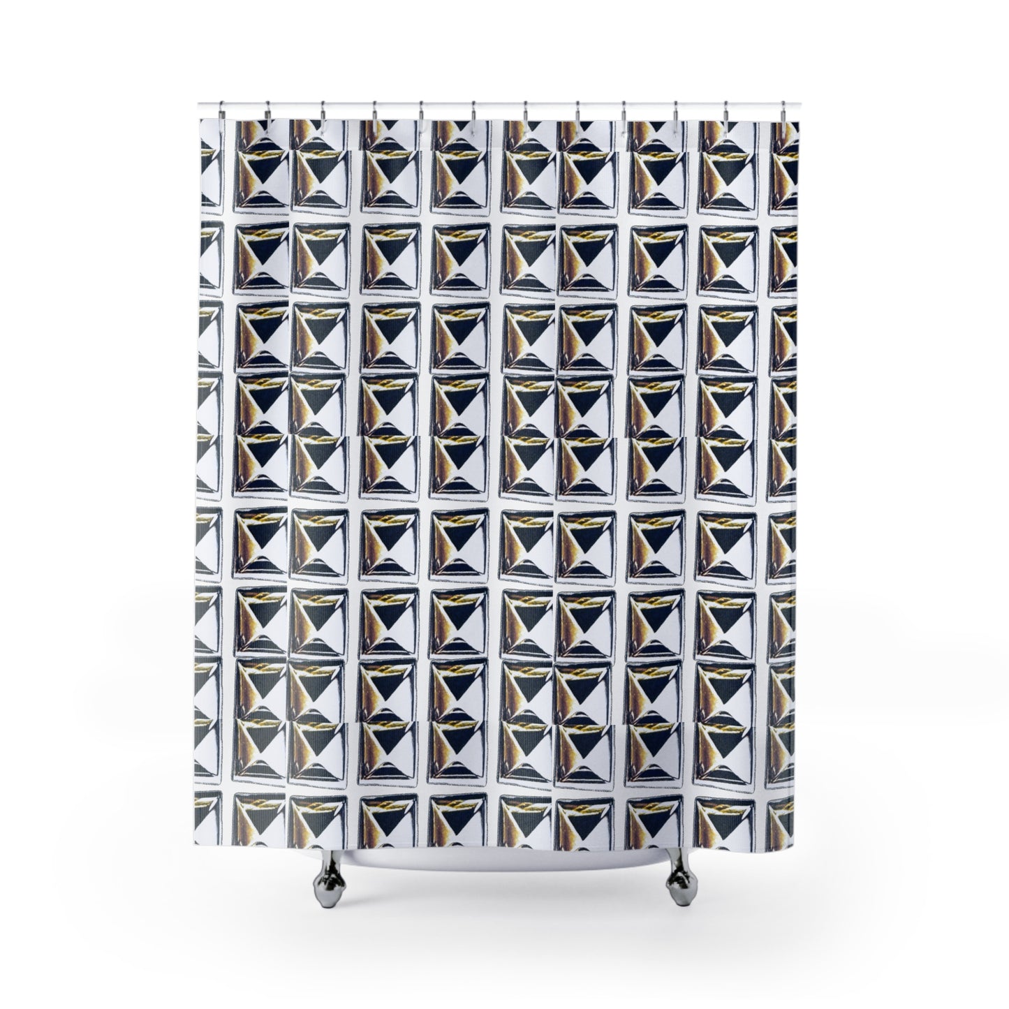 Give me nonsense punx rock studded Shower Curtain - Studs and Kisses Pattern Design home