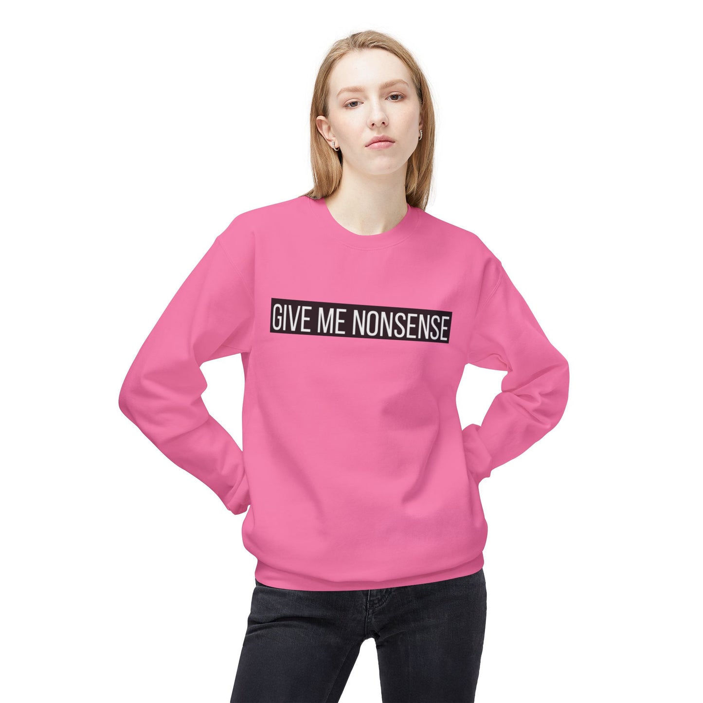 nonsense original Unisex Midweight Softstyle Fleece Crewneck Sweatshirt