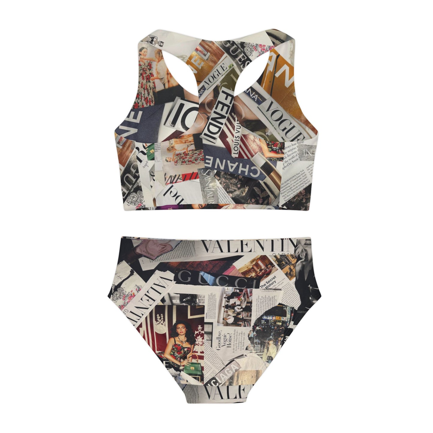 GMNX “Rebel Rebel” Girls Two Piece Swimsuit (AOP)