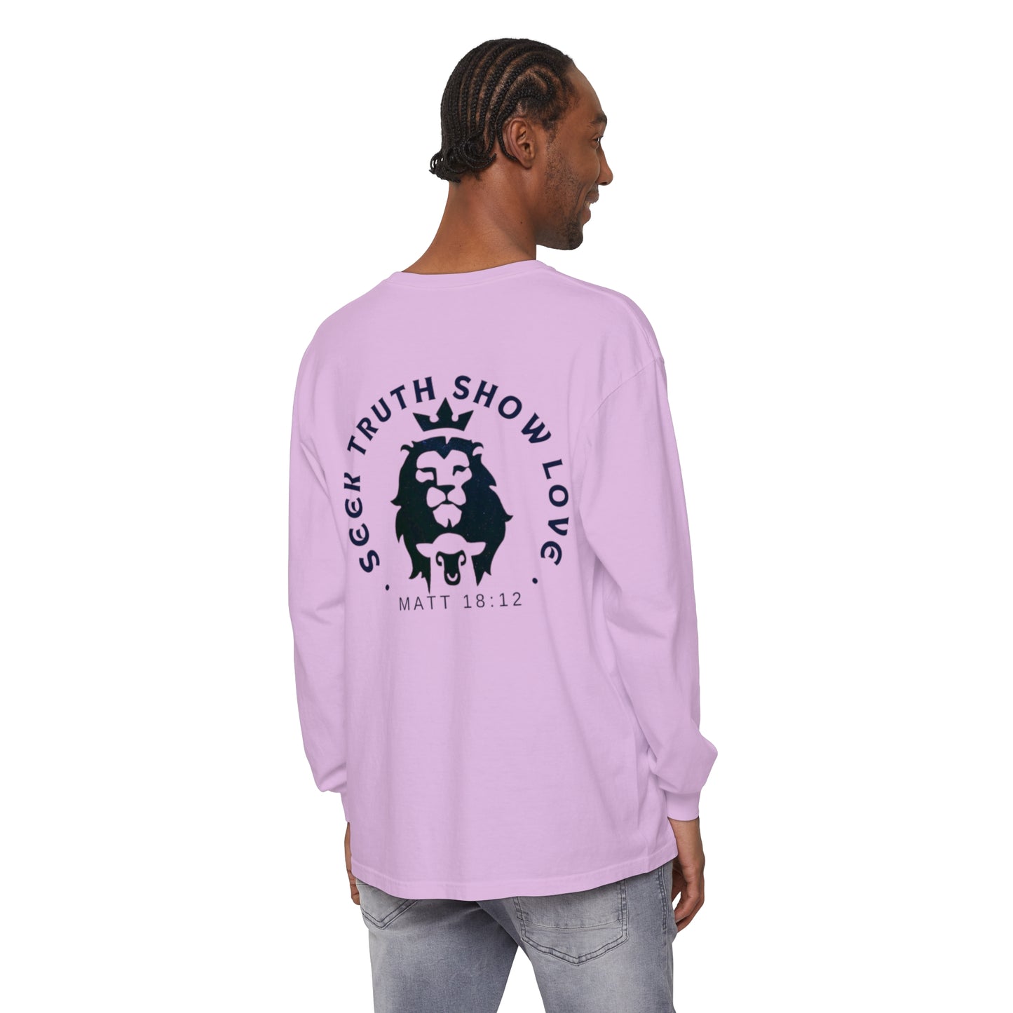 STSL MATT 18 Unisex Garment-dyed Long Sleeve T-Shirt