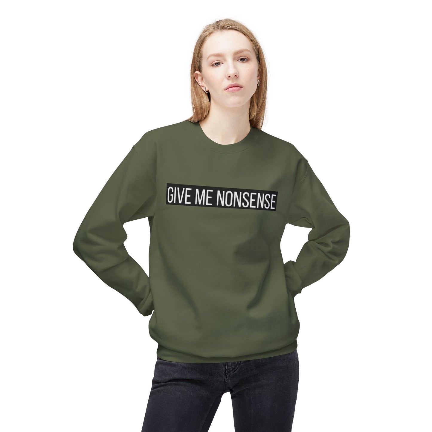 nonsense original Unisex Midweight Softstyle Fleece Crewneck Sweatshirt