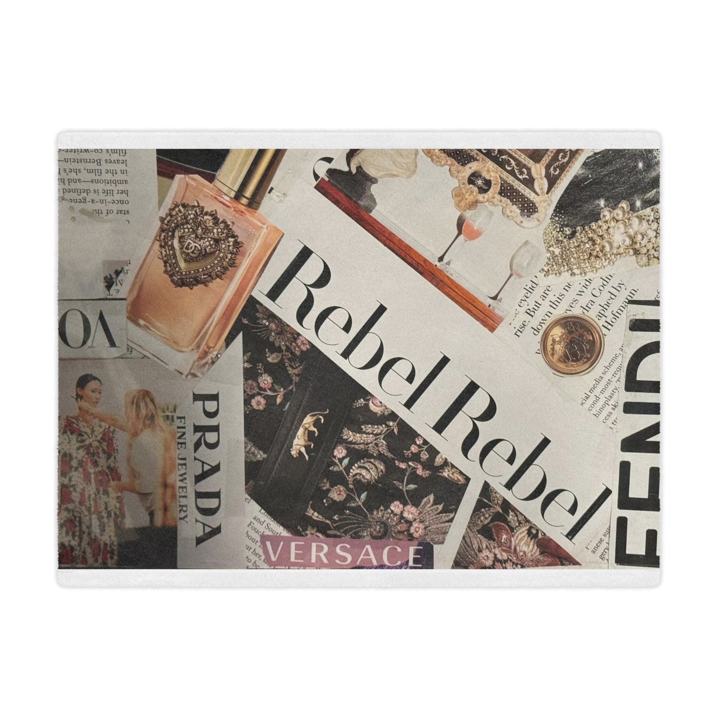 GIVE ME NXNSENSE "REBEL REBEL" Minky Blanket