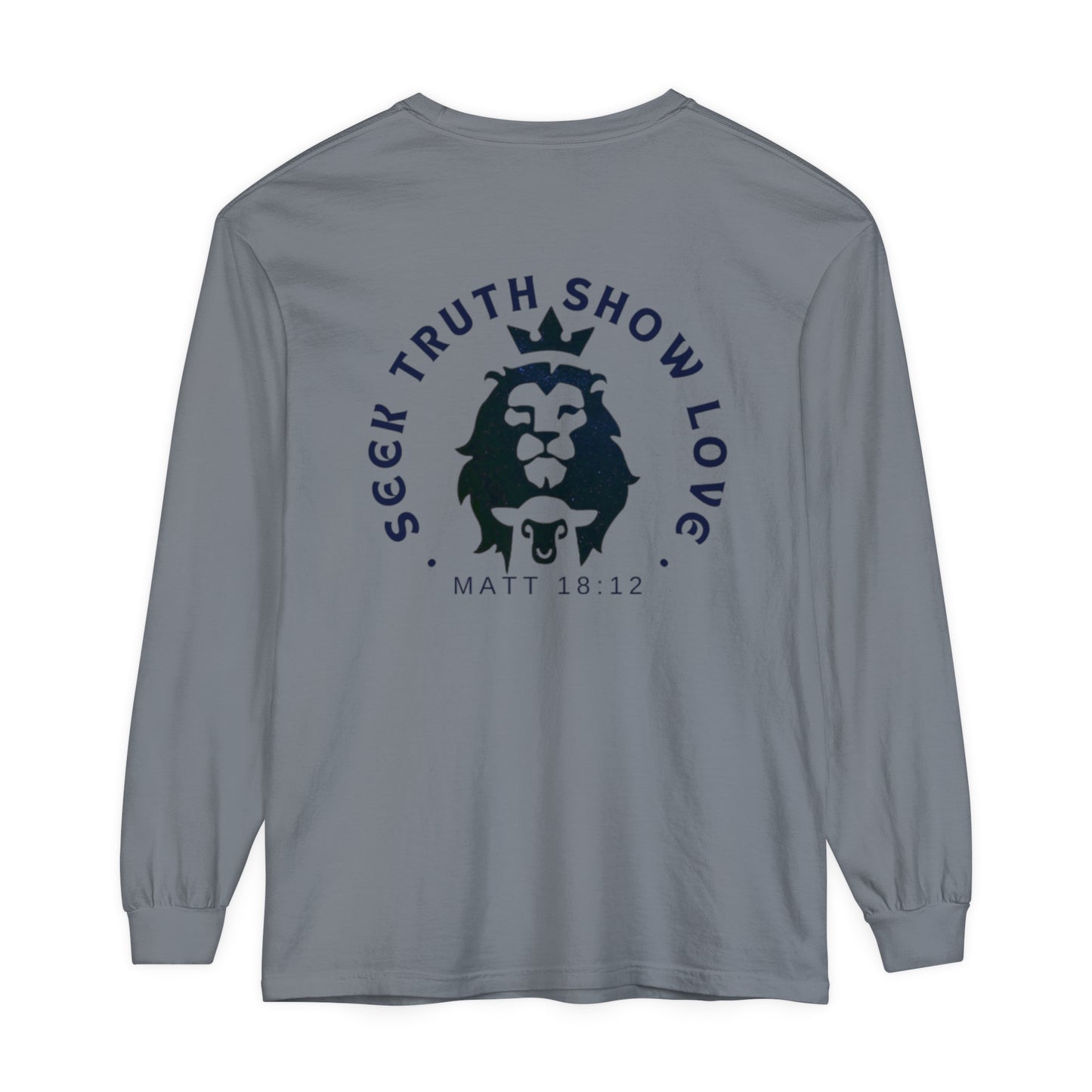 STSL MATT 18 Unisex Garment-dyed Long Sleeve T-Shirt