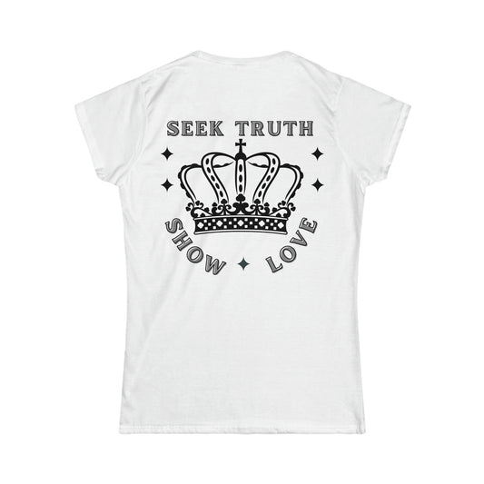 Seek Royal Truth Women's Softstyle Tee