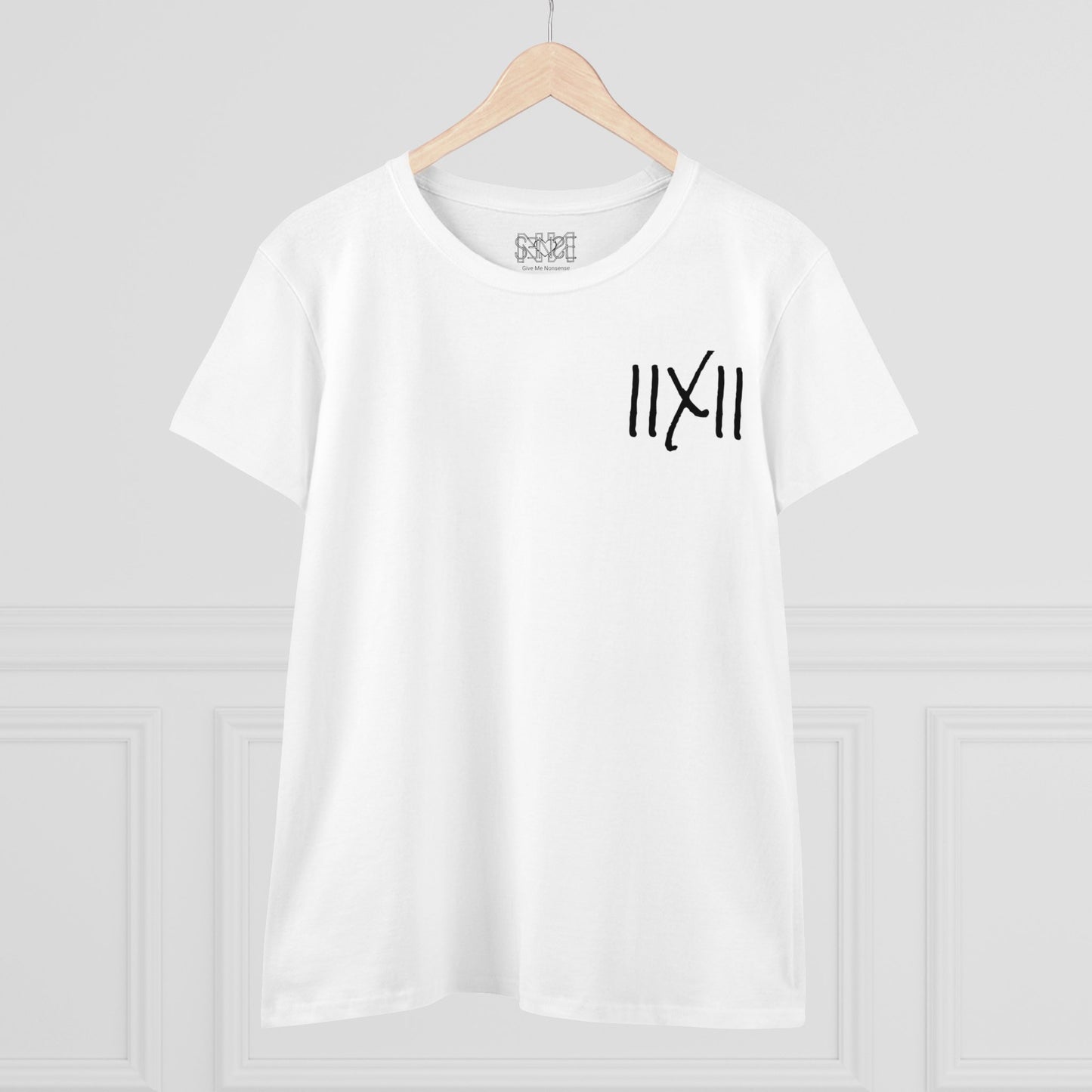 GIVE ME NXNSENSE “Fix Me” Women's Midweight Cotton Tee