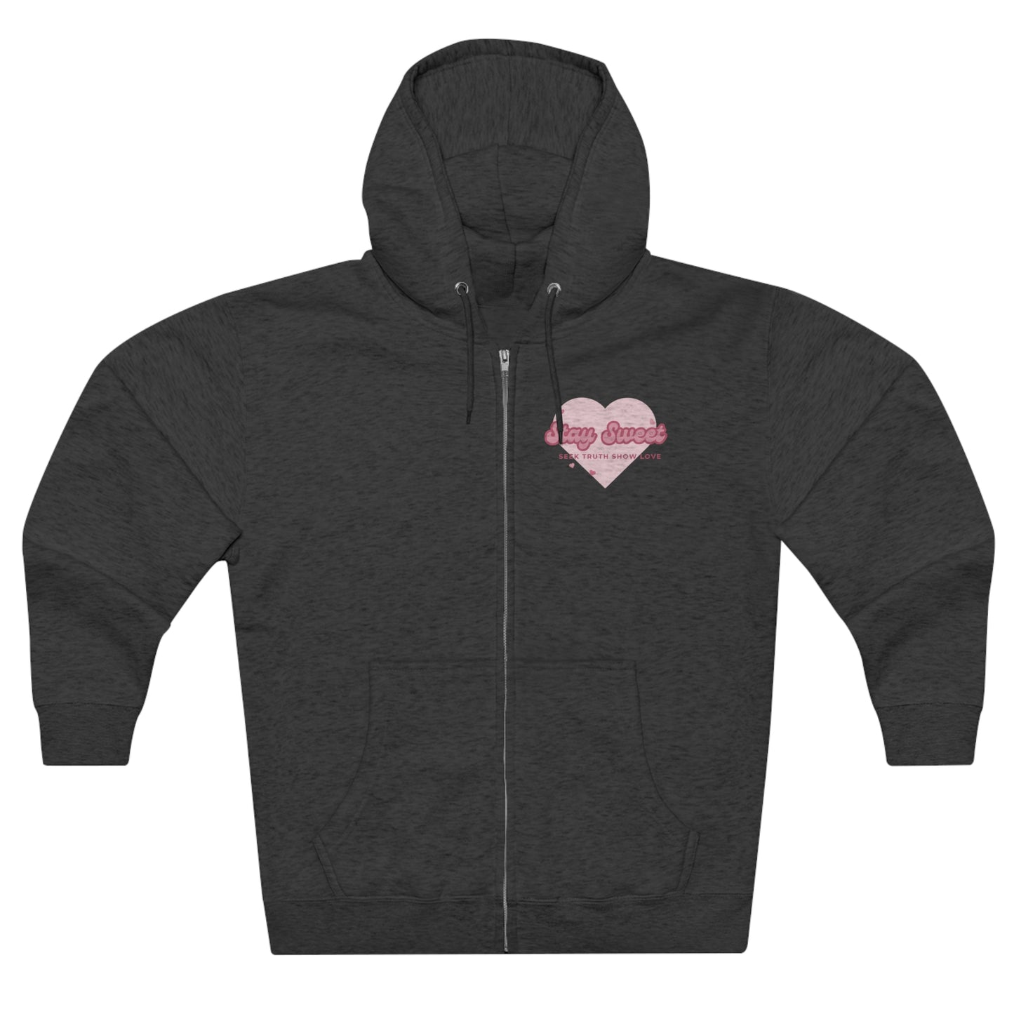 Sweetheart Unisex Zip Hoodie