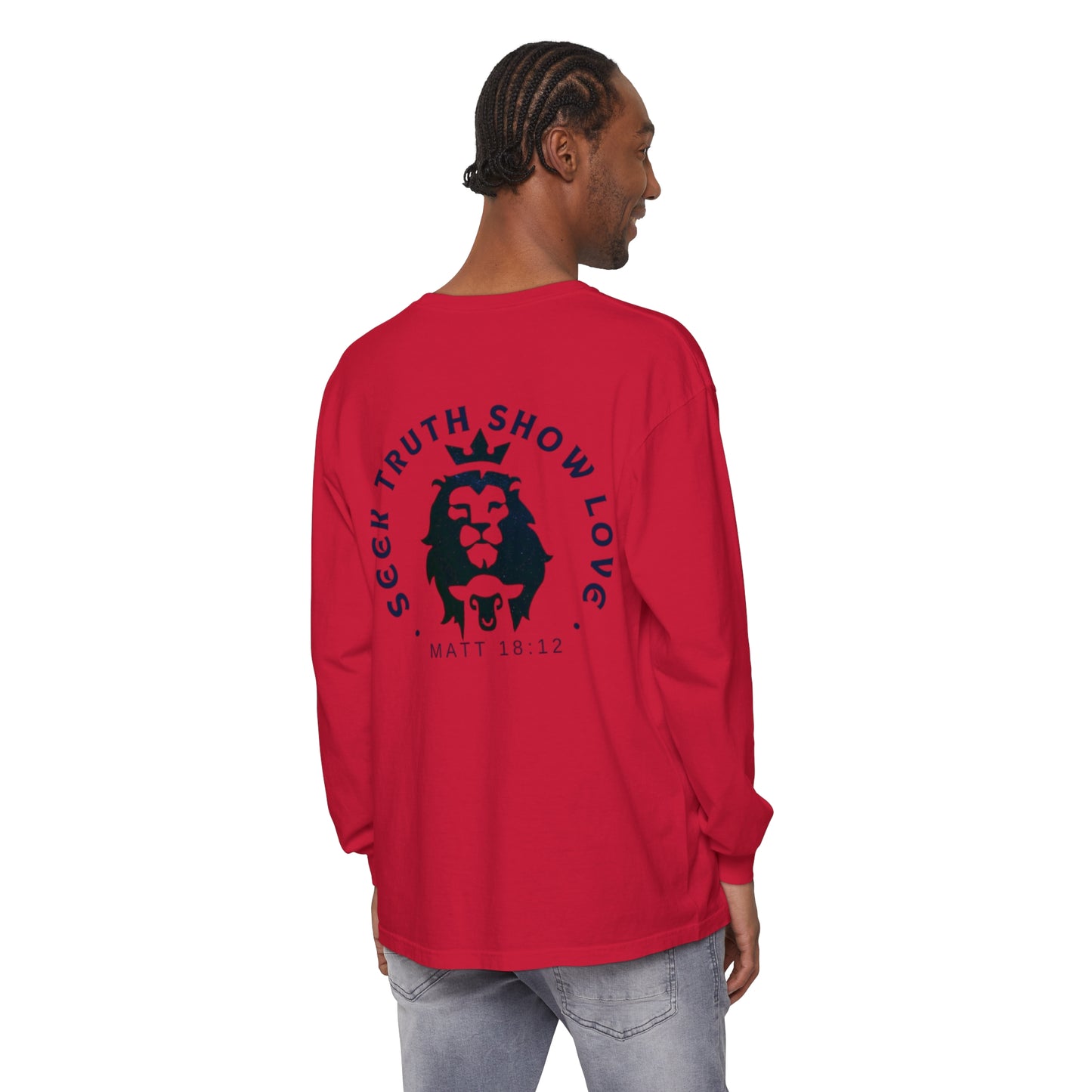 STSL MATT 18 Unisex Garment-dyed Long Sleeve T-Shirt