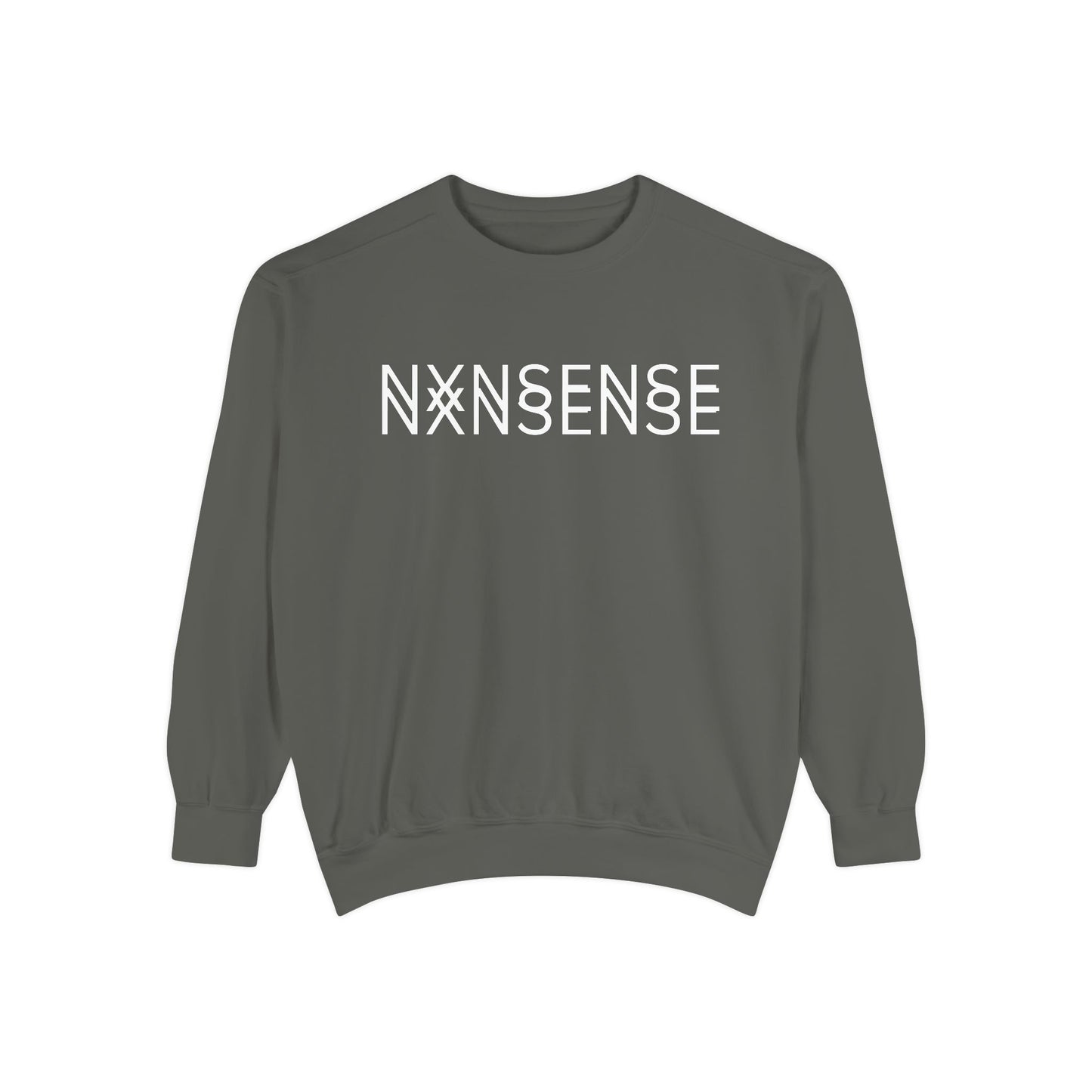 NXNSENSE double vision Sweatshirt- Minimalist design by Give Me Nxnsense