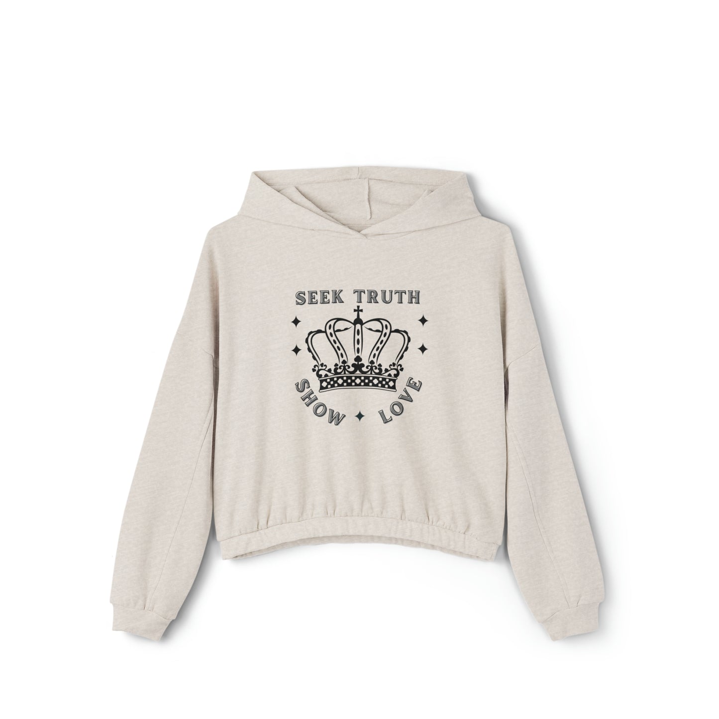 Seek Royal Truth Women's Cinched Bottom Hoodie