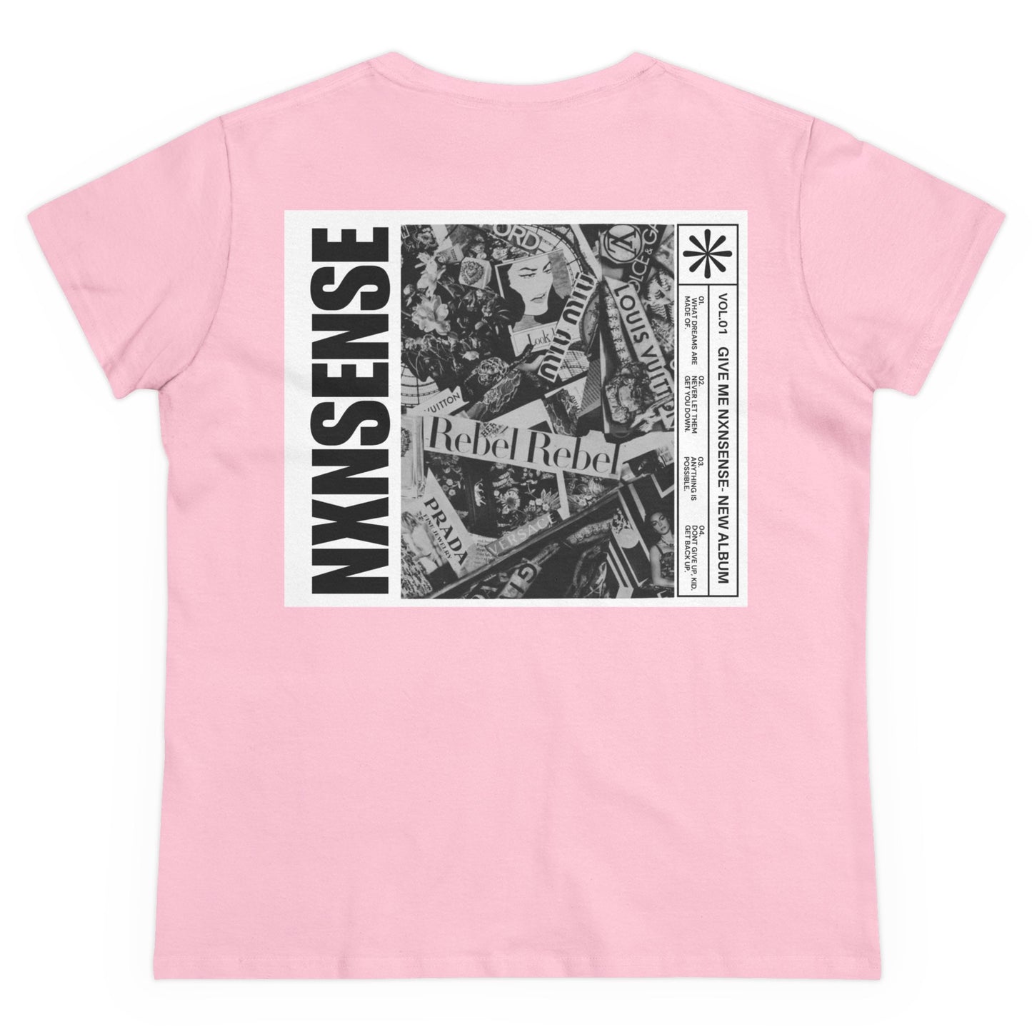 GIVE ME NXNSENSE “Album Release” Women's Midweight Cotton Tee