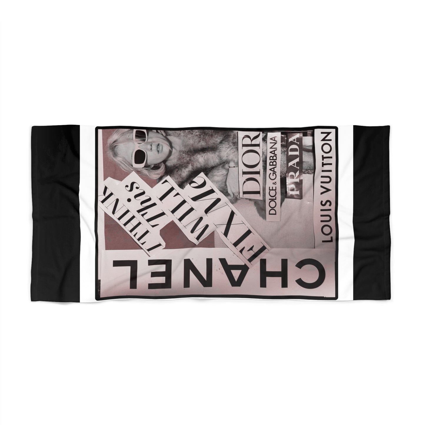 GIVE ME NXNSENSE "Fix Me" Beach Towel