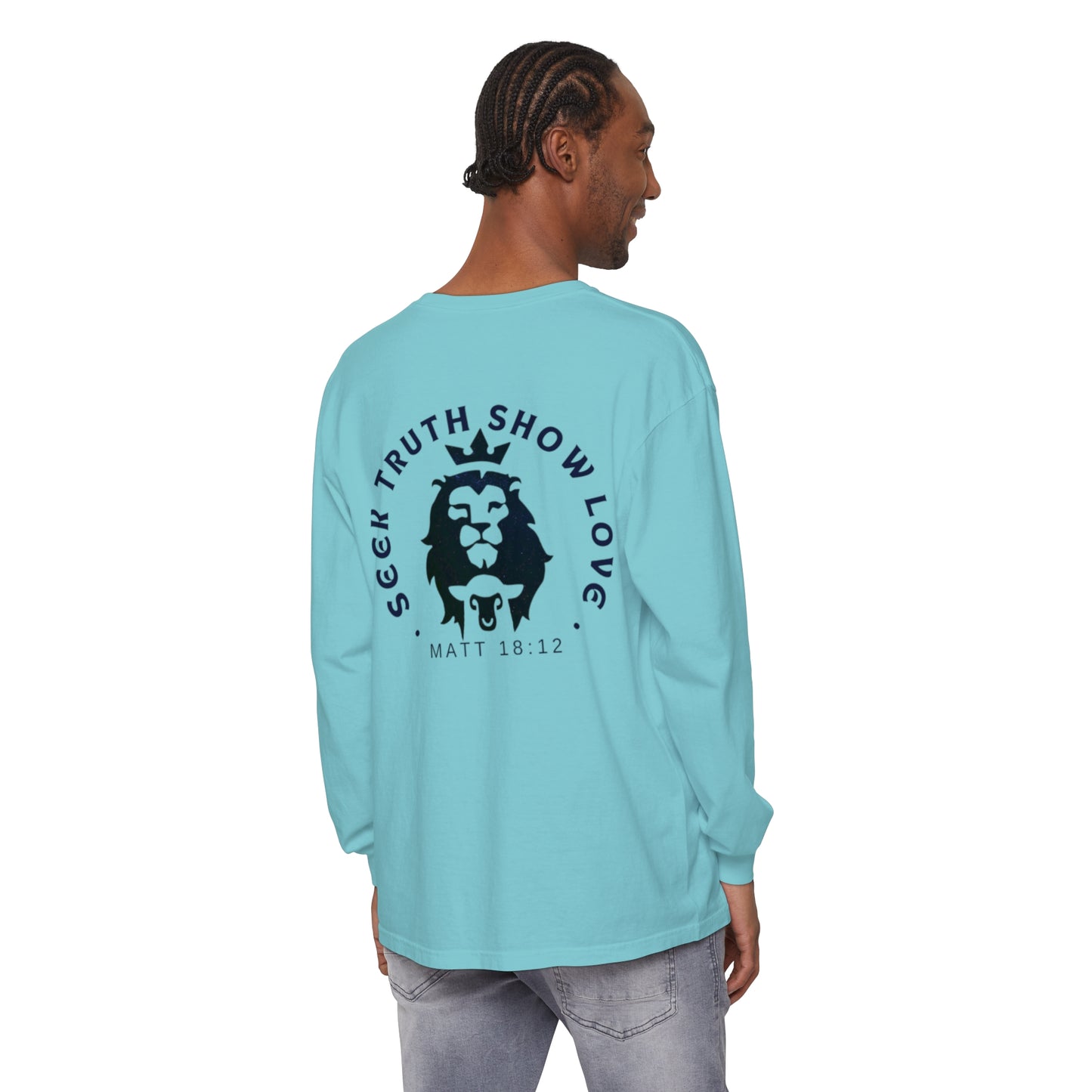 STSL MATT 18 Unisex Garment-dyed Long Sleeve T-Shirt