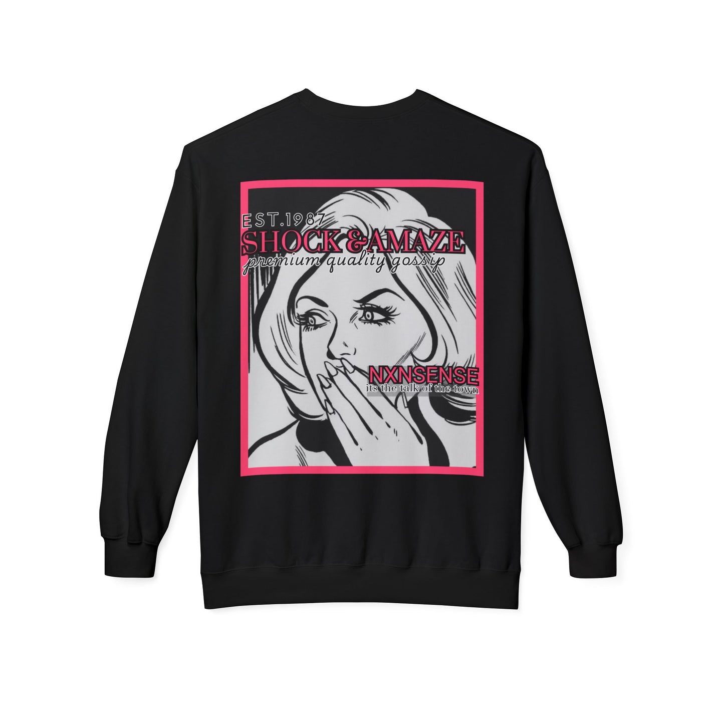 Give Me Nxnsense 'Gossip' - Unisex Softstyle Fleece Crewneck Sweatshirt