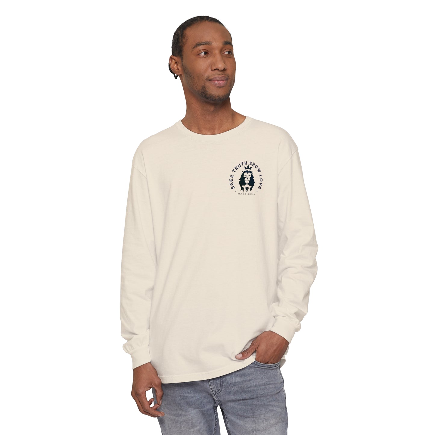 STSL MATT 18 Unisex Garment-dyed Long Sleeve T-Shirt