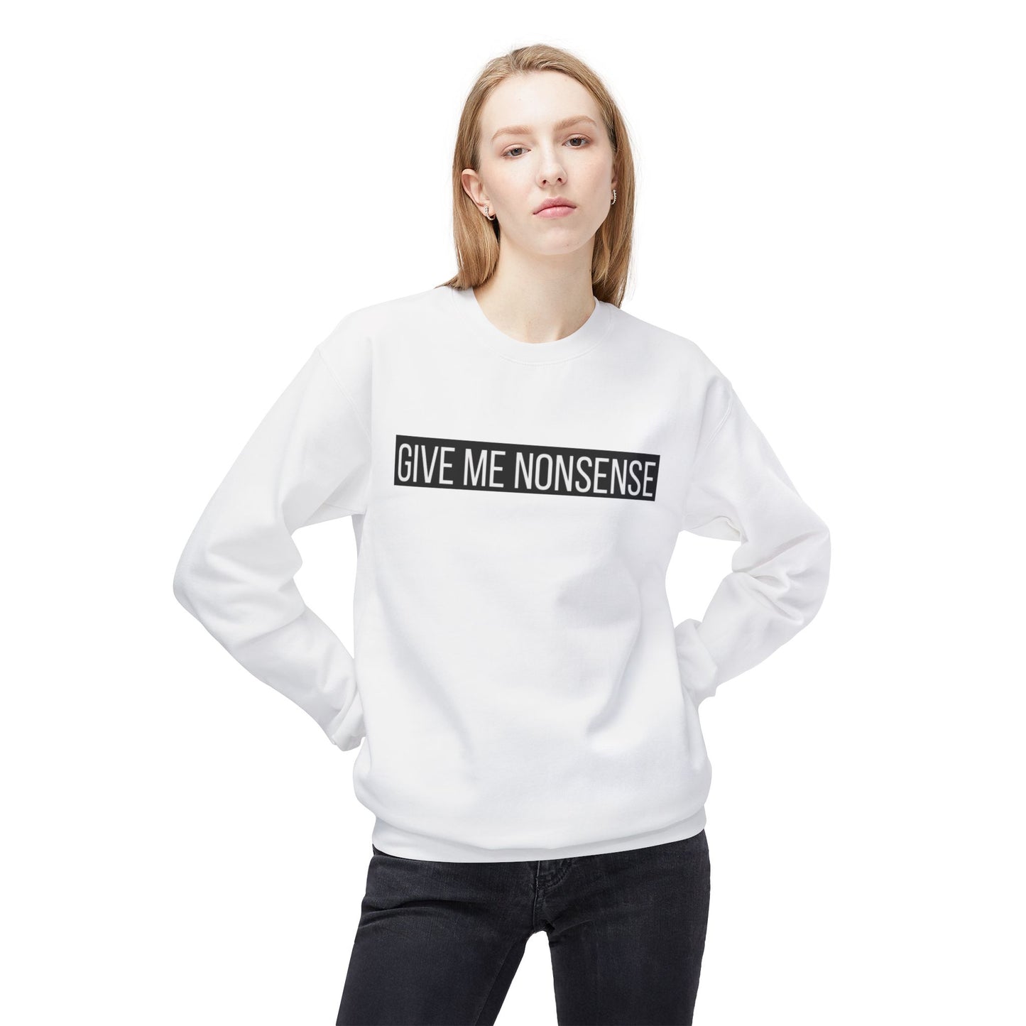 nonsense original Unisex Midweight Softstyle Fleece Crewneck Sweatshirt