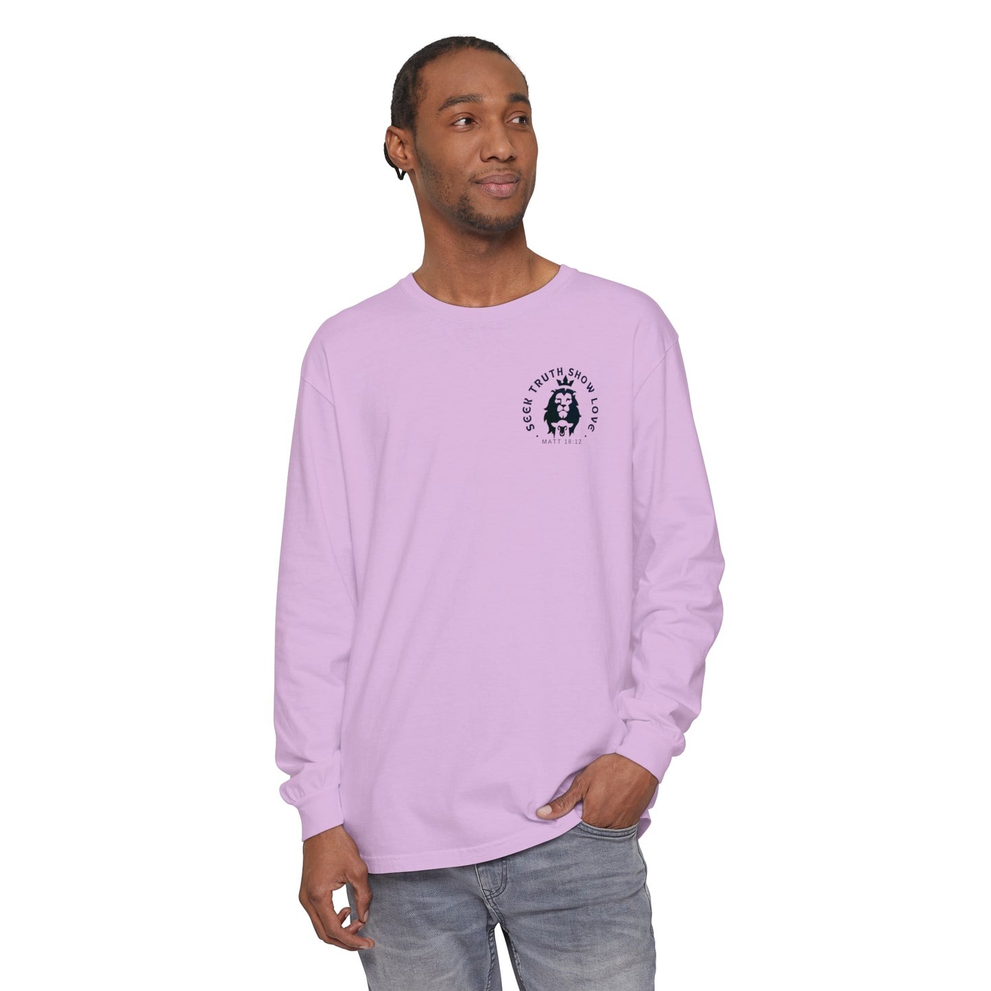 STSL MATT 18 Unisex Garment-dyed Long Sleeve T-Shirt