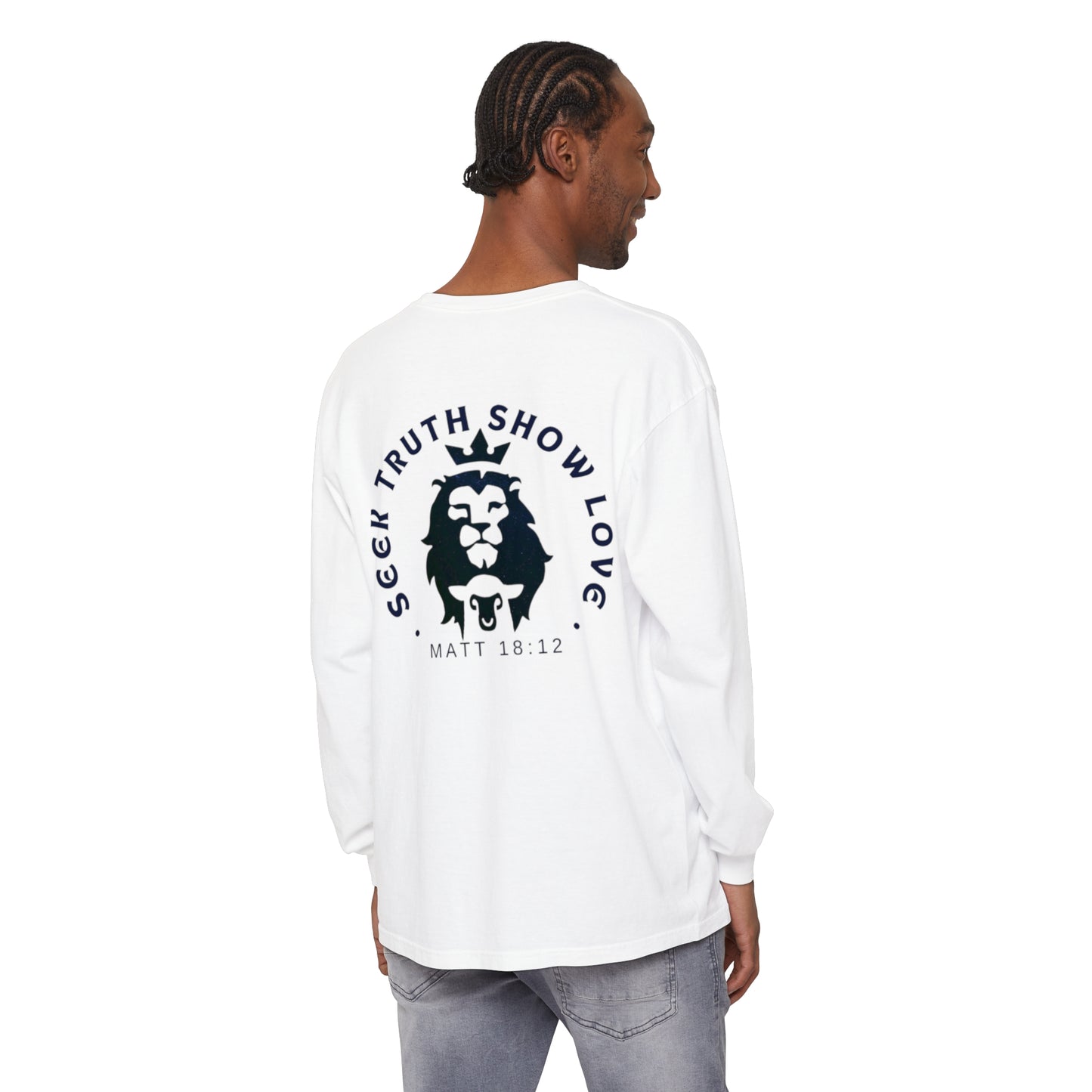 STSL MATT 18 Unisex Garment-dyed Long Sleeve T-Shirt