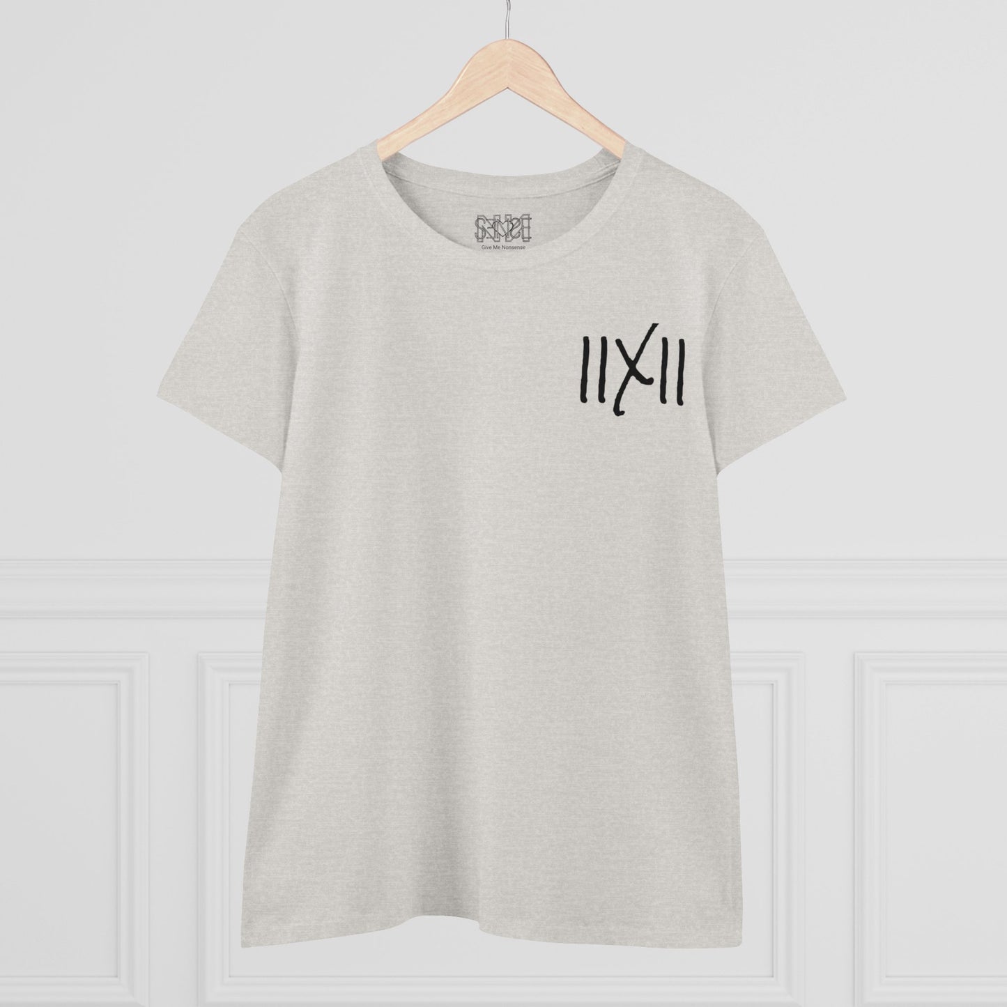 GIVE ME NXNSENSE “Fix Me” Women's Midweight Cotton Tee